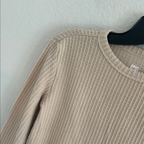 Epic Threads Textured Knit Sweater in Light Beige - Picture 4 of 5